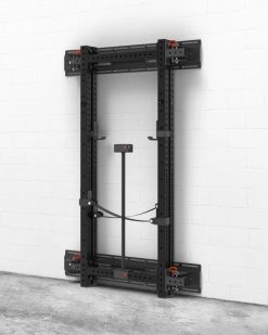 Rogue Fitness Monster Lite RML-390FULLW Fold Back Wall Mount Power Rack -Mueller Shop 390full monster lite fold back rack 4 xmbk1t