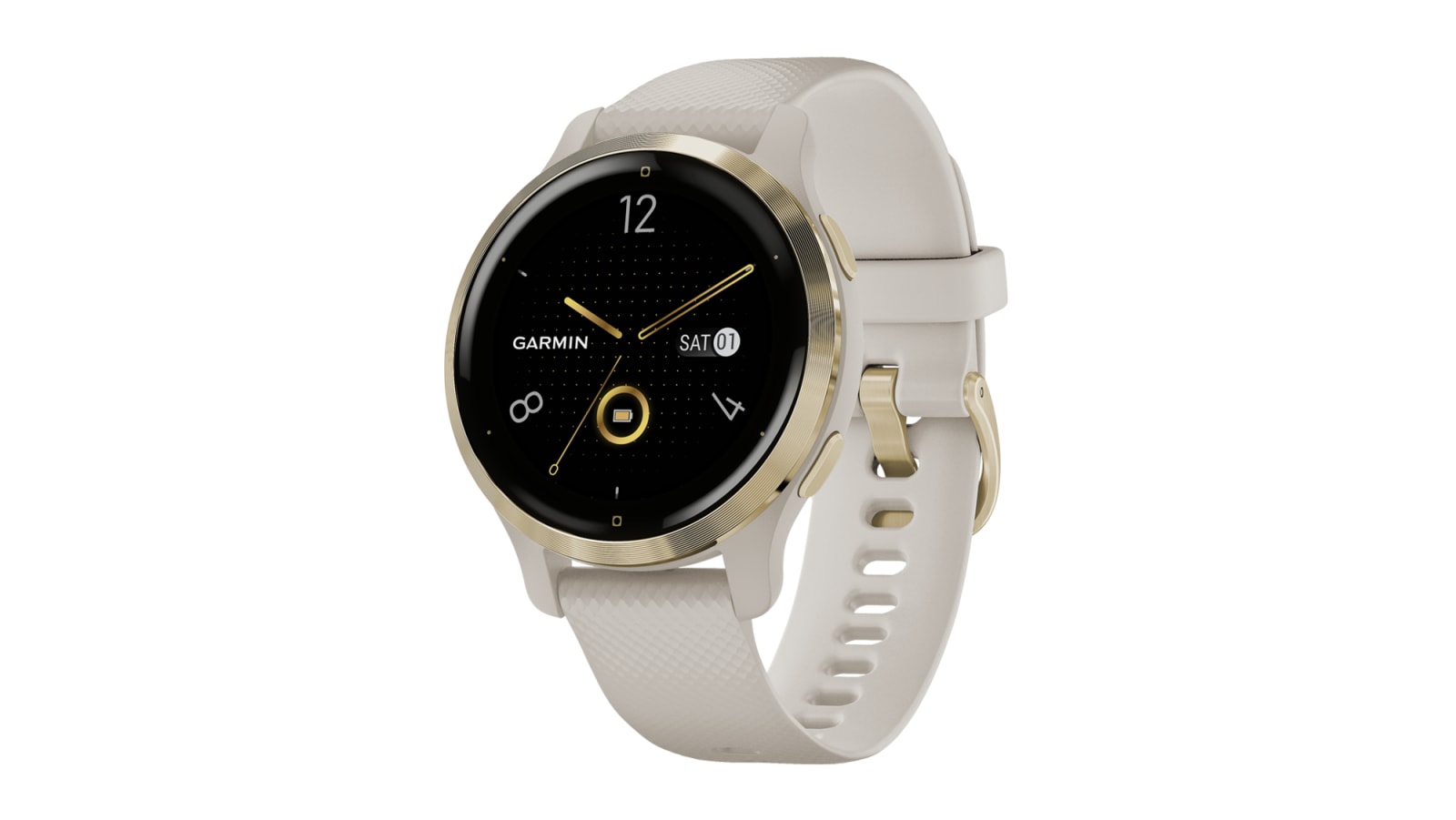 Garmin Venu® 2S Fitness Smartwatch Garmin Venu® 2S Fitness Smartwatch -Mueller Shop GAR0008 Tundra Champagne