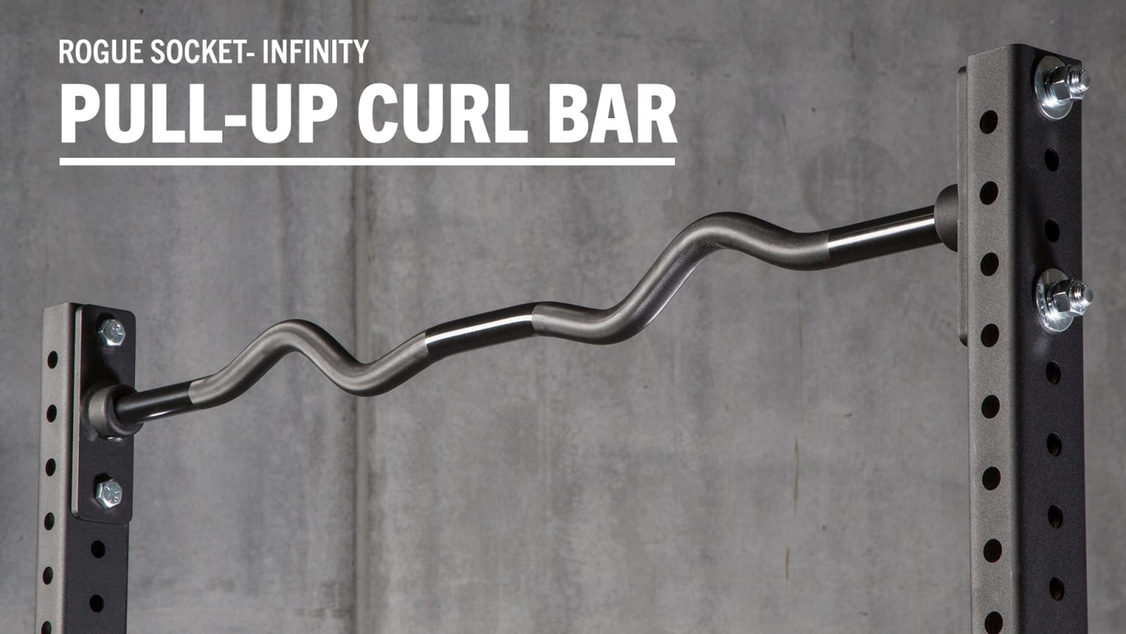 Rogue Infinity Socket Pull-up Curl Bar Rogue Fitness Rogue Infinity Socket Pull-up Curl Bar -Mueller Shop INFINITYSOCKETCURL H dnhoyc