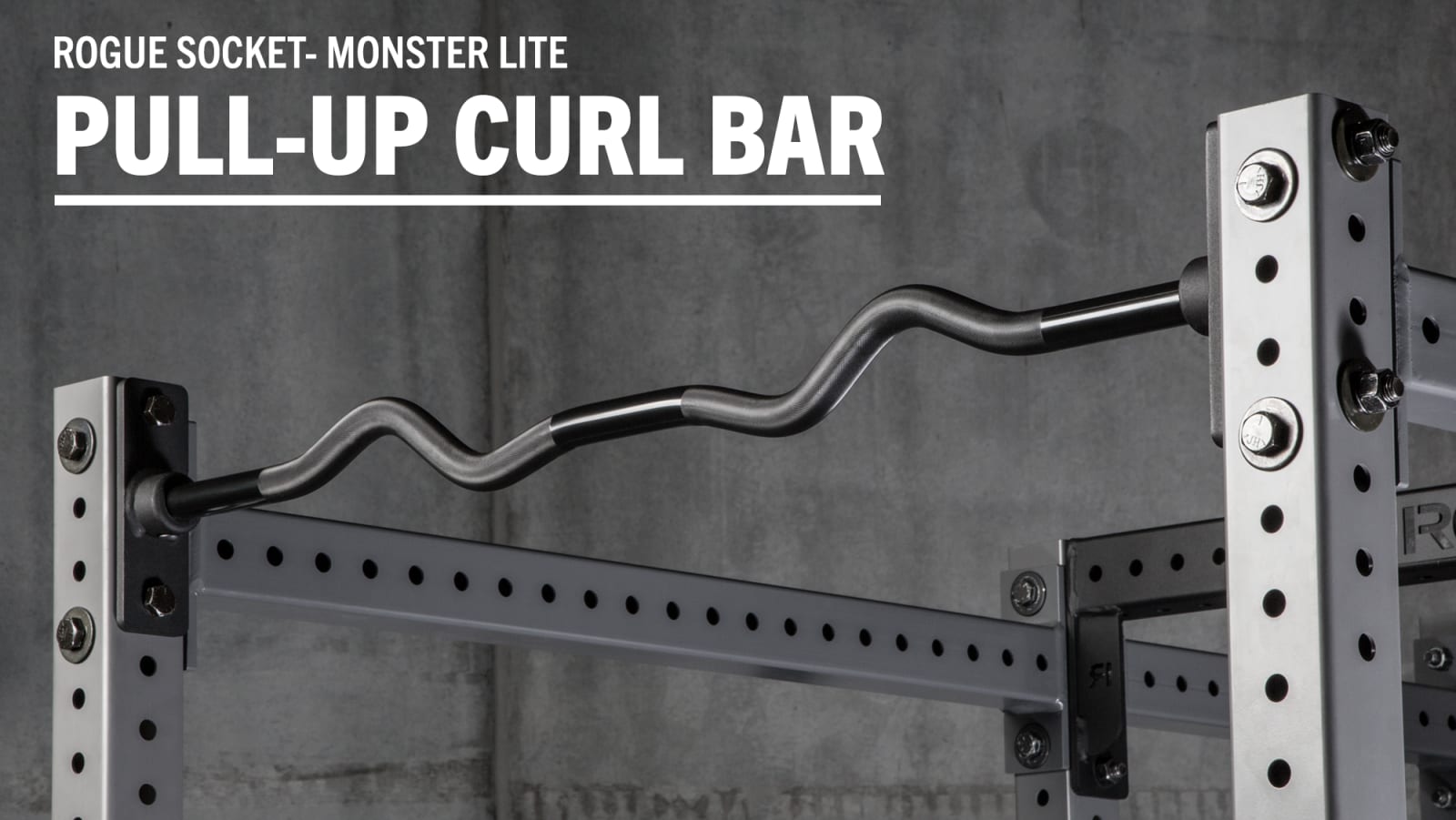 Rogue Monster Lite Socket Pull-up Curl Bar Rogue Fitness Rogue Monster Lite Socket Pull-up Curl Bar -Mueller Shop MLITESOCKETCURL H baoj0i