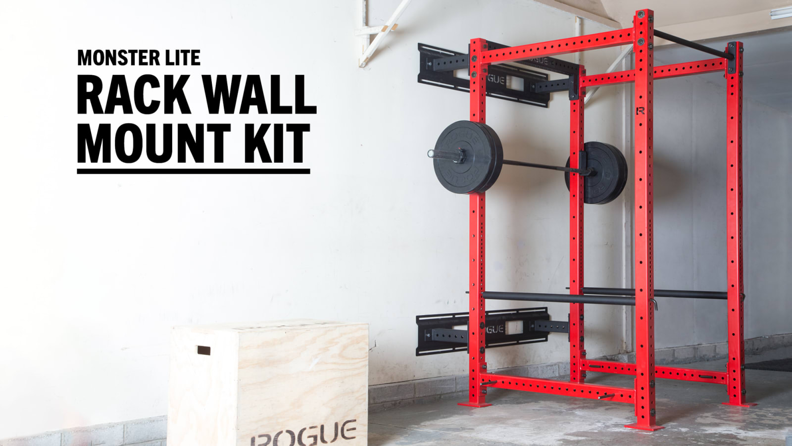 Monster Lite Rack Wall Mount Kit Rogue Fitness Monster Lite Rack Wall Mount Kit -Mueller Shop RF0816 H r3ujqc
