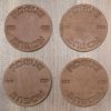 Rogue Fitness Rogue Leather Coasters