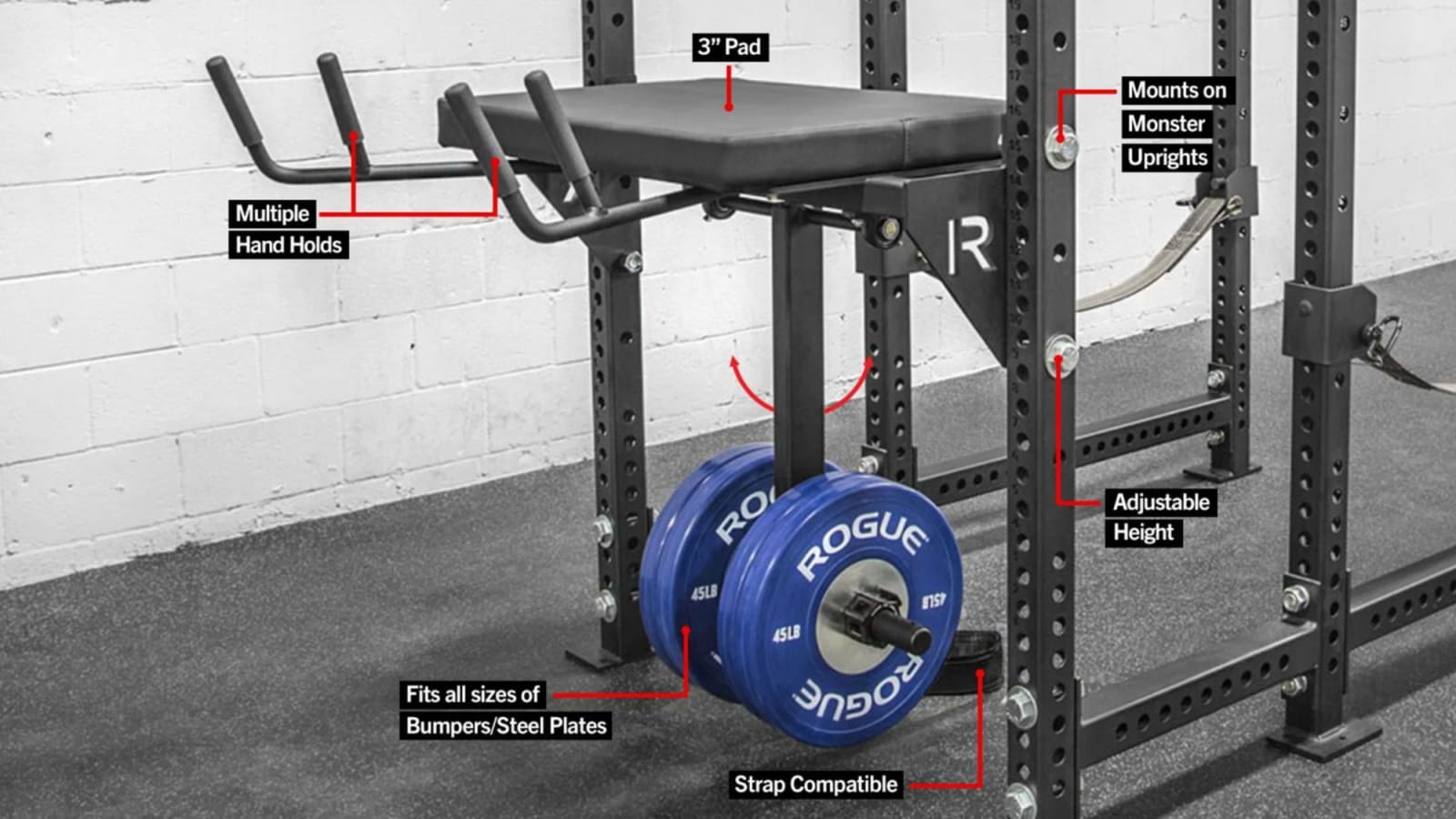 RH-2M Rogue Hyper - Mounts on Monster Uprights Rogue Fitness RH-2M Rogue Hyper - Mounts On Monster Uprights -Mueller Shop XX6747 H ba3s31